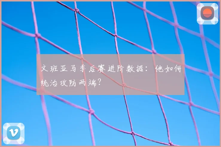 文班亚马季后赛进阶数据：他如何统治攻防两端？